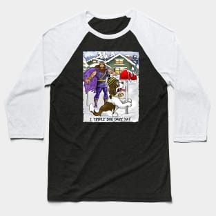 Minnesota Vikings Fans - Kings of the North vs Tongue Tied Saintly Hounds Baseball T-Shirt